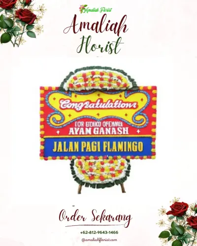 Bunga Papan Congratulation di Kayumalue Ngapa